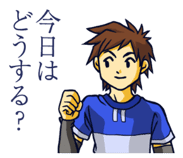 The occurrence during running 3 sticker #12274935