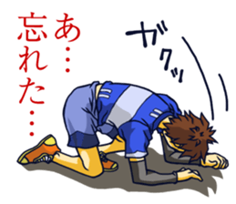 The occurrence during running 3 sticker #12274936