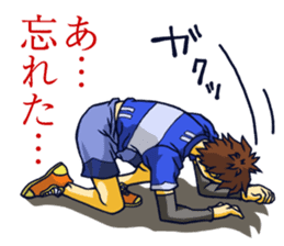The occurrence during running 3 sticker #12274936