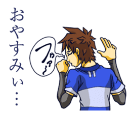 The occurrence during running 3 sticker #12274941