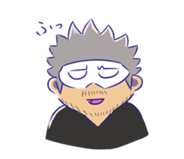 OVERTONE Ver.2 Pierre with humorous guys sticker #12275319