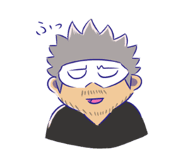 OVERTONE Ver.2 Pierre with humorous guys sticker #12275319