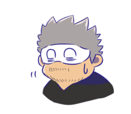 OVERTONE Ver.2 Pierre with humorous guys sticker #12275322