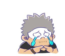 OVERTONE Ver.2 Pierre with humorous guys sticker #12275323