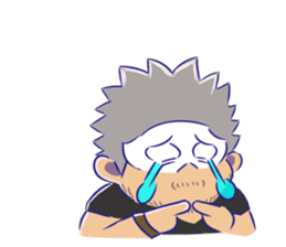 OVERTONE Ver.2 Pierre with humorous guys sticker #12275323