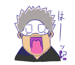 OVERTONE Ver.2 Pierre with humorous guys sticker #12275325