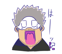 OVERTONE Ver.2 Pierre with humorous guys sticker #12275325