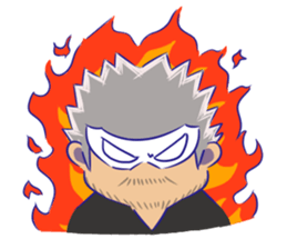 OVERTONE Ver.2 Pierre with humorous guys sticker #12275328