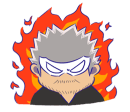 OVERTONE Ver.2 Pierre with humorous guys sticker #12275328