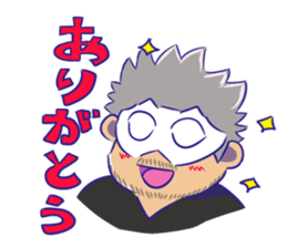 OVERTONE Ver.2 Pierre with humorous guys sticker #12275330