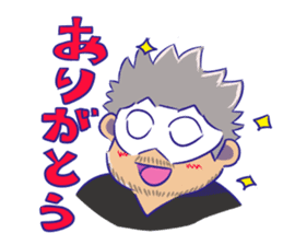 OVERTONE Ver.2 Pierre with humorous guys sticker #12275330