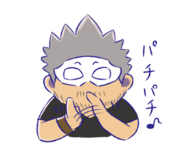 OVERTONE Ver.2 Pierre with humorous guys sticker #12275331