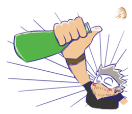 OVERTONE Ver.2 Pierre with humorous guys sticker #12275333