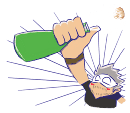 OVERTONE Ver.2 Pierre with humorous guys sticker #12275333