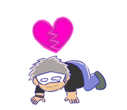 OVERTONE Ver.2 Pierre with humorous guys sticker #12275337