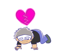 OVERTONE Ver.2 Pierre with humorous guys sticker #12275337