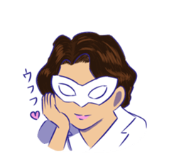 OVERTONE Ver.2 Pierre with humorous guys sticker #12275338