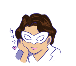 OVERTONE Ver.2 Pierre with humorous guys sticker #12275338