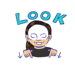 OVERTONE Ver.2 Pierre with humorous guys sticker #12275344