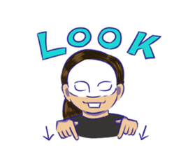 OVERTONE Ver.2 Pierre with humorous guys sticker #12275344