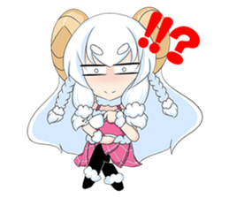 sheep girls Chinese(Traditional) sticker #12275690