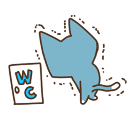 The cat says "words of the end" sticker #12275873