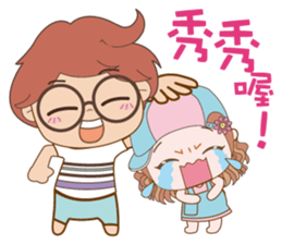 Fuer and Asz- Life is fun !! sticker #12276656