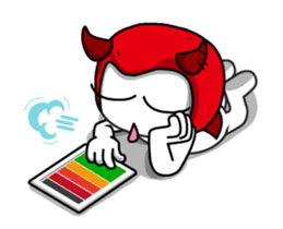DerDer the Naughty Little Devil ver.2 sticker #12277090