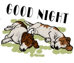 Basset hound 10(dog) sticker #12277634