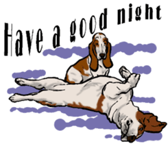 Basset hound 10(dog) sticker #12277636