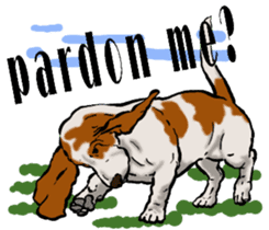 Basset hound 10(dog) sticker #12277640