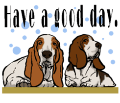 Basset hound 10(dog) sticker #12277641