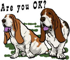 Basset hound 10(dog) sticker #12277650