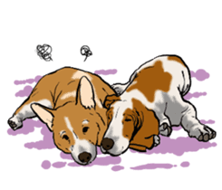 Basset hound 10(dog) sticker #12277652