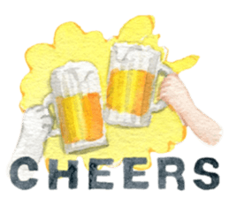 white and brown bear sticker #12277677