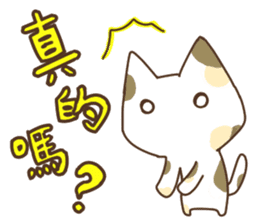 Taiwan's cute cats sticker #12278340