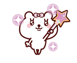 Girl Teddy bear Animation sticker sticker #12278818