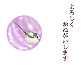 Little birds ball sticker #12278911