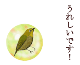 Little birds ball sticker #12278913