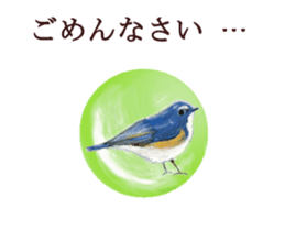 Little birds ball sticker #12278914