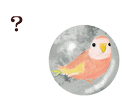 Little birds ball sticker #12278916