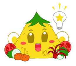 Cute Tumpeng sticker #12279064