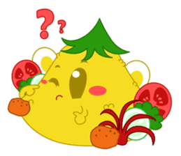 Cute Tumpeng sticker #12279068