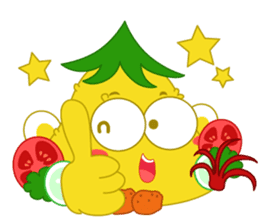 Cute Tumpeng sticker #12279069