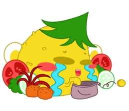 Cute Tumpeng sticker #12279070