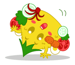 Cute Tumpeng sticker #12279075