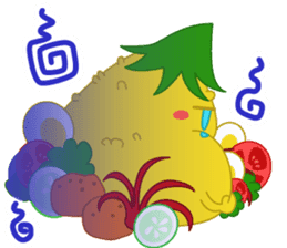 Cute Tumpeng sticker #12279076