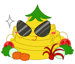 Cute Tumpeng sticker #12279077