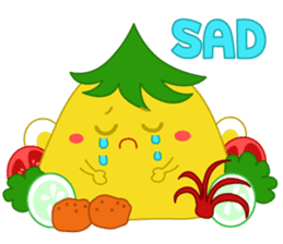 Cute Tumpeng sticker #12279078