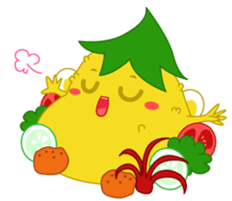 Cute Tumpeng sticker #12279080